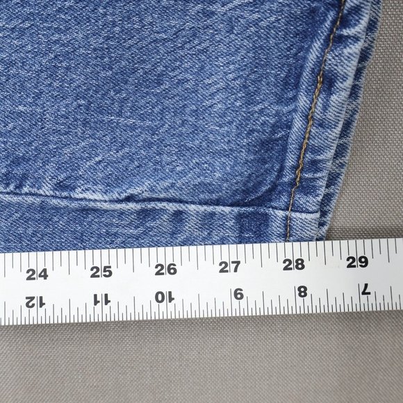 WRANGLER COMFORT 38x29 Denim Medium Wash Americana Preppy Classic Cabin Core - Picture 4 of 7